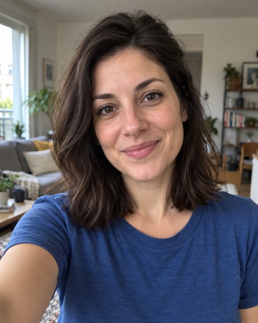 Selfie de Camille, candidate fictive